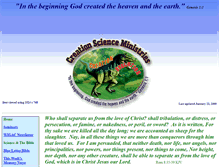 Tablet Screenshot of creationscienceministries.org